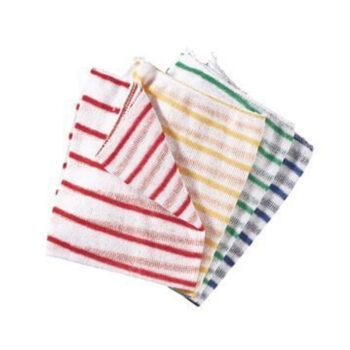 cleaning cloths red yellow or blue