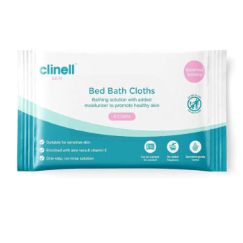 clinbb clinell carell bedbath wipes 1 pack x 8 wipes