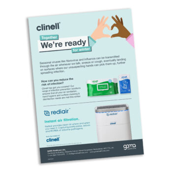 clinell clinell antibacterial hand wipes leaflet