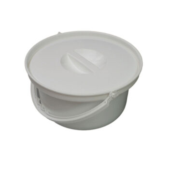 cmdepan round commode pan with lid
