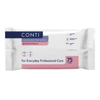 contim conti dry wipes 1 x pack of 75 wipes