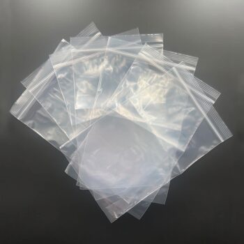 clear resealable medication bags