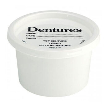 disden1 denture container and lid 1 x pack 20