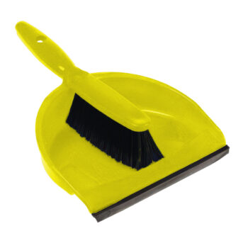 dpby dustpan and brush yellow