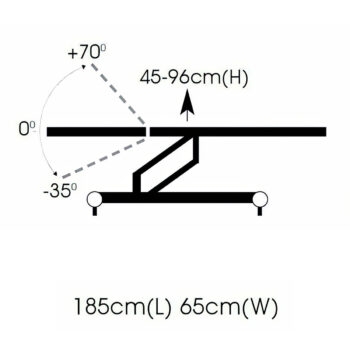 fusion variable height couch 2 section dimensions