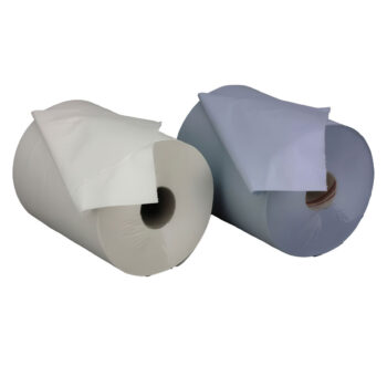 htcfrbl1 centre feed hand towels white or blue