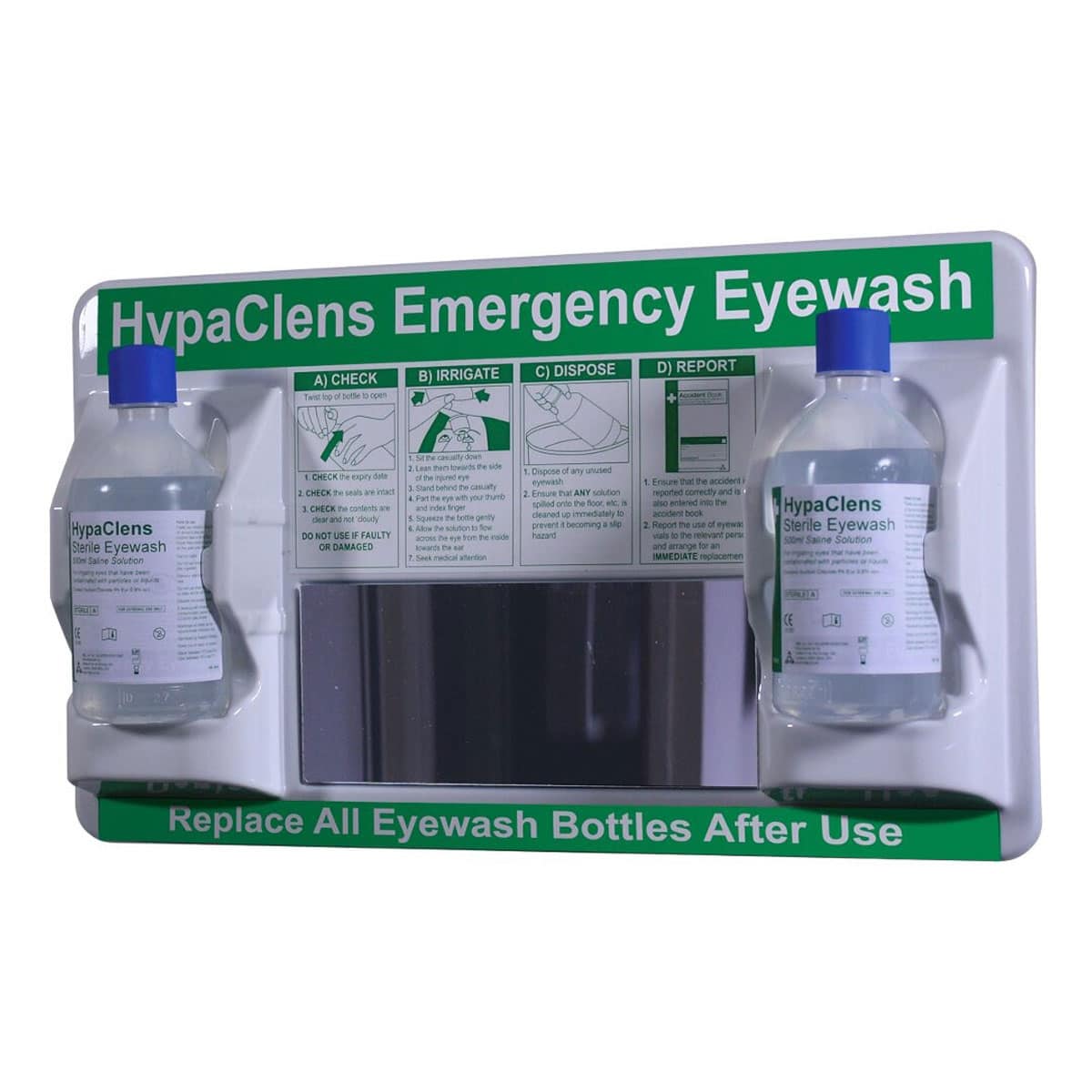 mews eye wash solution station