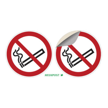 nosmov20 no smoking stickers 10 packs of 2