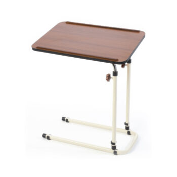 obtesw overbed table with or without castors in oak or walnut