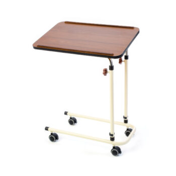 obtew overbed table with or without castors in oak or walnut