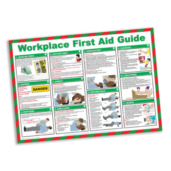 postwfa work place posters first aid guide