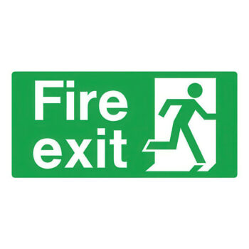scs3036 fire exit sign