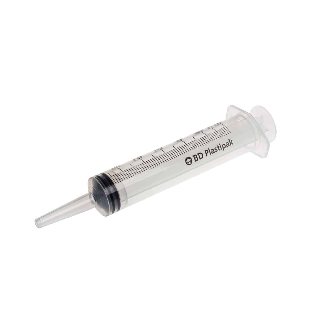 syr50pp bd plastipack hypodermic syringes catheter tip centre