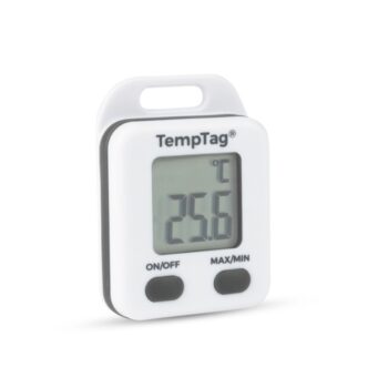temptag micro max/min thermometer white