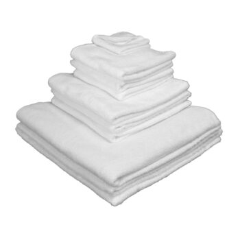 towwbk long life snag resistant knitted towels white bath pack 6 1