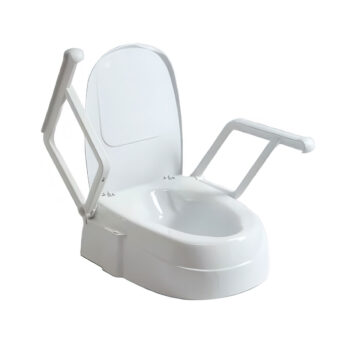 tsentd deluxe raised toilet seat with arms