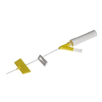 vacut383319 saf t intama iv catheter 24g x0.75 inch yellow pack 25 y adaptor