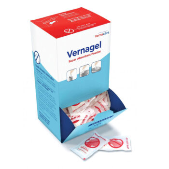 verngp100 vernagel absorbent powder tub of 100 sachets