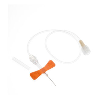 visete butterfly needles 21g 23g 25g orange 25g extension set single