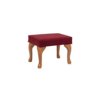 wbcstred high back chair foot stool red